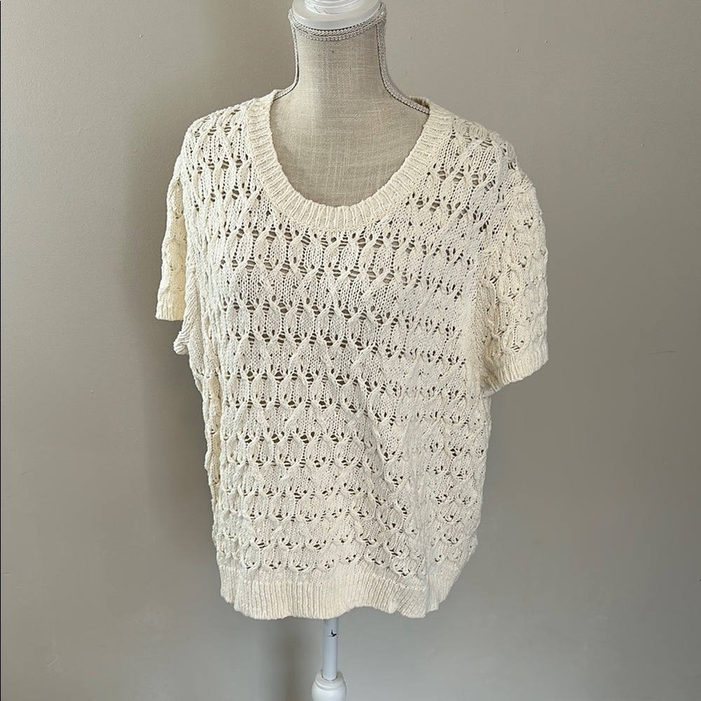 Madewell Cream Knit Sweater